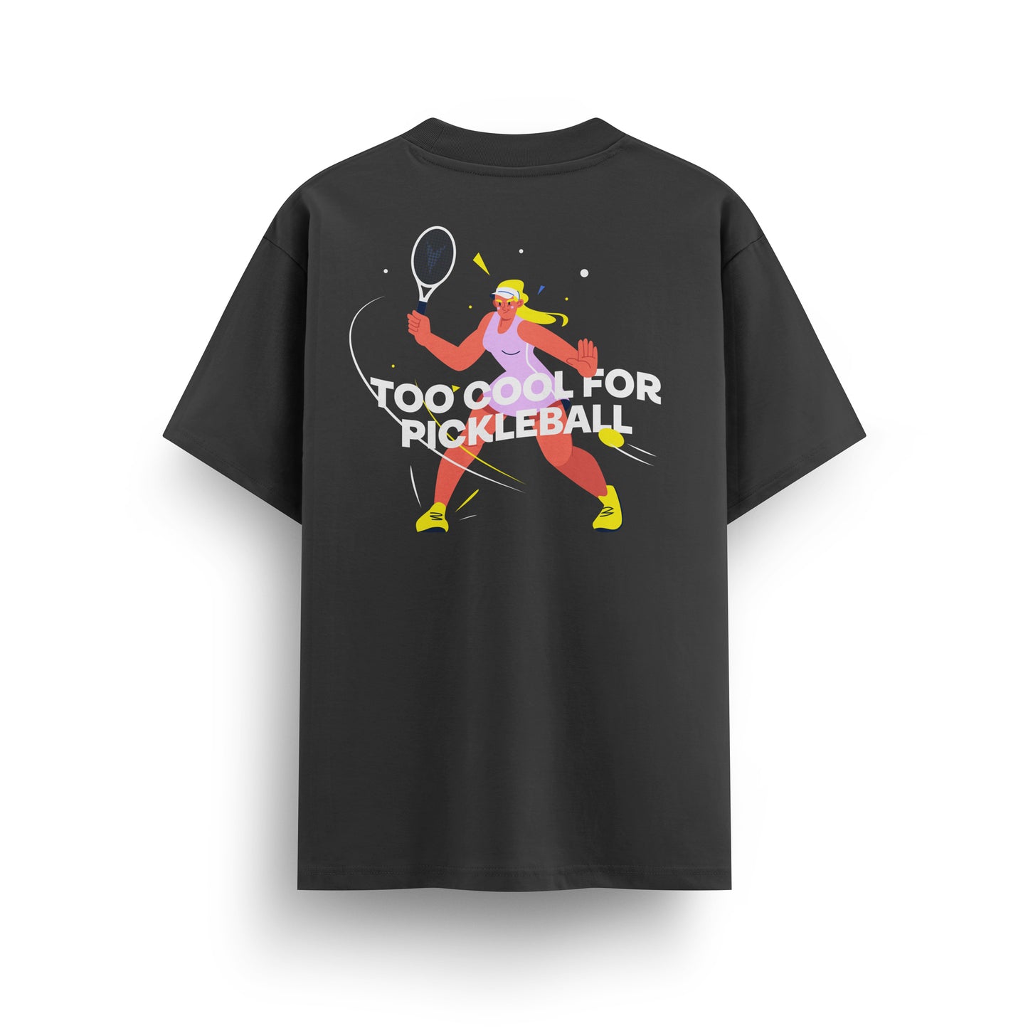 Too Cool for Pickleball Oversize T-Shirt