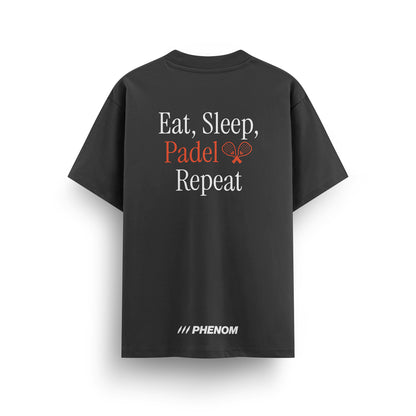 Eat Sleep Padel Repeat Oversize T-Shirt